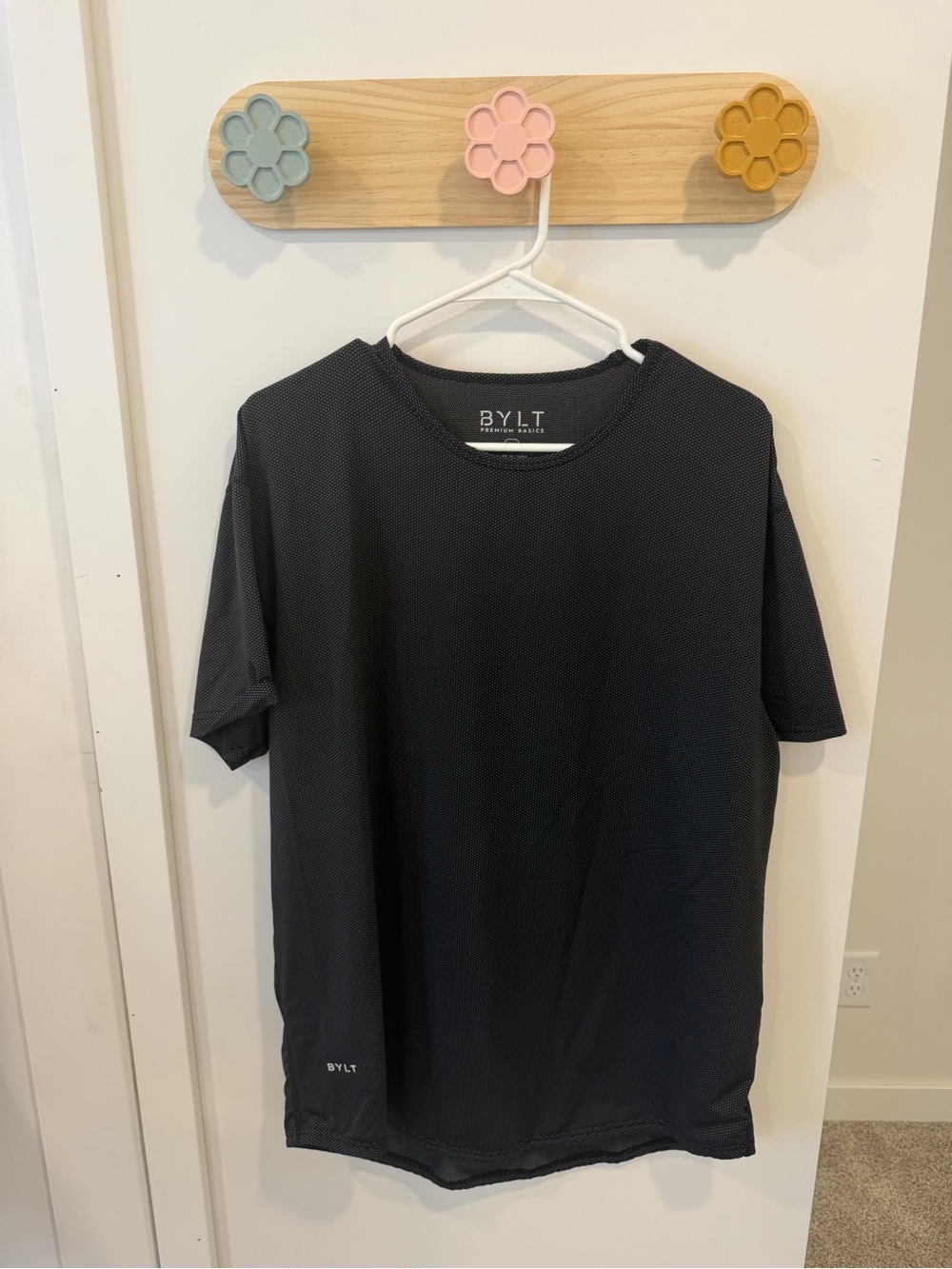 BYLT Basics Black Short Sleeve Performance Tee